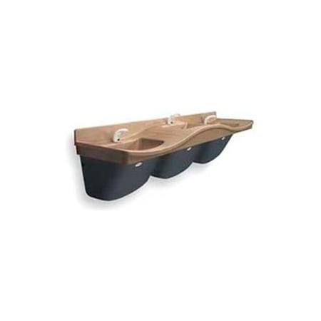 Bradley Bradley Corp Lavatory System, Low On Left And Right, Series FL3L, 3 Person S45-2466